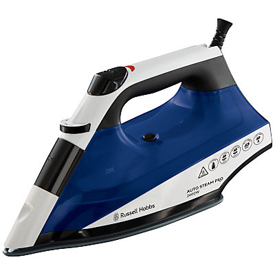 Russell Hobbs 22522 Auto Steam Pro-Ceramic Iron, Blue/White Russell Hobbs 22522 Auto Steam Pro-Ceramic Iron, Blue/White